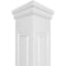 Ekena Millwork Craftsman Classic Square Non-Tapered, Raised Panel PVC Column, Prairie Capital & Prairie Base CC1008ENRPRPR - alternate 4